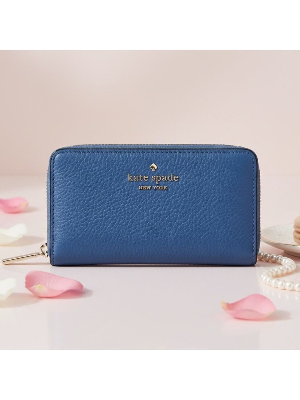 Kate Spade Royal Blue Leather Wallet